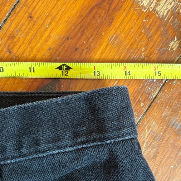 Vintage LL Bean Black Denim Jeans Original Fit Relaxed Size 10 Petite - Picture 3 of 6